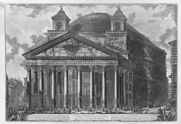 View of the Pantheon of Agrippa, now Church of St. Mary of the Martyrs